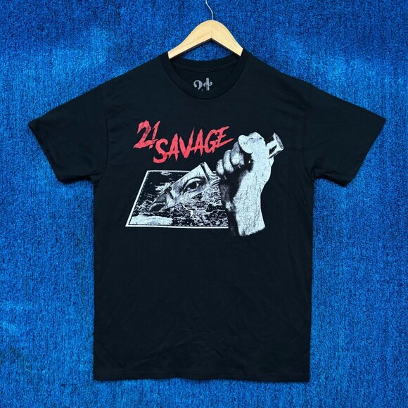 21 Savage Knife Talk American Dream World Tour Hip Hop Tee M - Picture 1 of 4